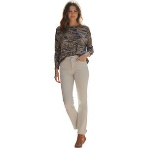 Feather Clothing USA Made Cotton Blend‎ Abstract Print Long Sleeve Top Size 4